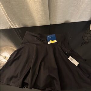 Old Navy Black Circle Skater Skirt
